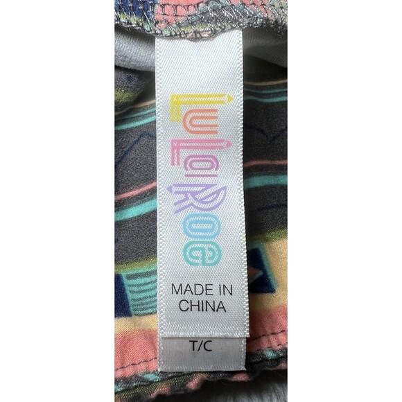 LuLaRoe Leggings Womens Size T/C Aztec Pattern Multicolor Tall Curvy Stretch - Picture 4 of 10